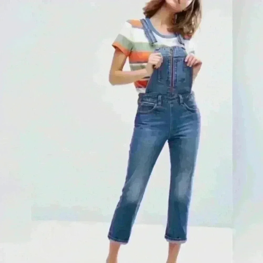 Levi's Levi Strauss & Co Denim Jeans Overalls Tag Label Western Festival Cowboy